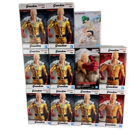 ワンパンマン フィギュアまとめ11箱 Grandista サイタマ(メタリックカラーver) 戦慄のタマツキ等 未開封