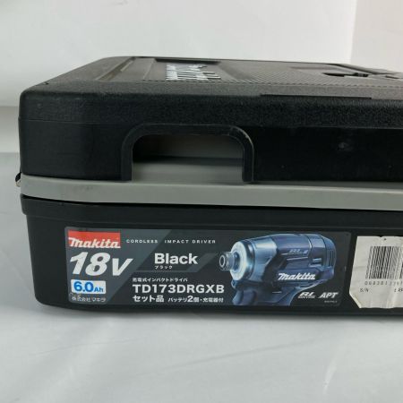 MAKITA マキタ コードレス式インパクトドライバ TD173D ブラック 動作品