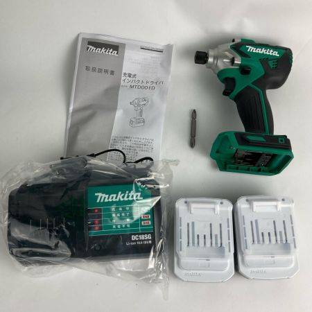 MAKITA マキタ インパクトドライバ 14.4v ドリルチャック 鷲掴み付 MTD001DSAX グリーン 未使用品