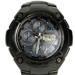 CASIO カシオ 腕時計 G-SHOCK 電波ソーラー 本体のみ チタン MRG-7100BJ ブラック 稼働品 Bランク