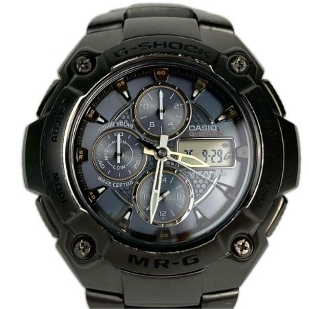 CASIO カシオ 腕時計 G-SHOCK 電波ソーラー 本体のみ チタン MRG-7100BJ ブラック 稼働品