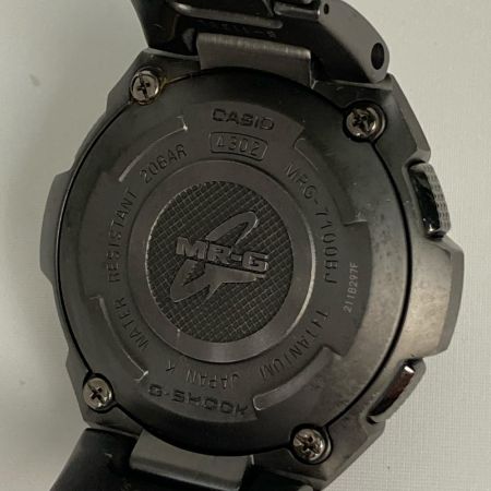 CASIO カシオ 腕時計 G-SHOCK 電波ソーラー 本体のみ チタン MRG-7100BJ ブラック 稼働品
