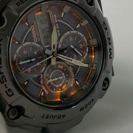 CASIO カシオ 腕時計 G-SHOCK 電波ソーラー 本体のみ チタン MRG-7100BJ ブラック 稼働品