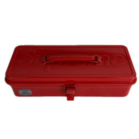Supreme x TOYO スチール型ツールボックス 東洋スチール OB22 15E 工具箱 T-320 レッド