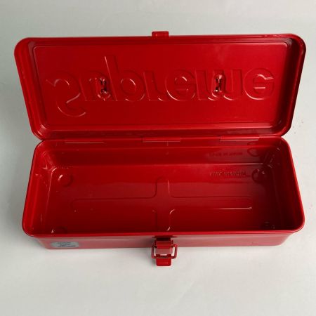 Supreme x TOYO スチール型ツールボックス 東洋スチール OB22 15E 工具箱 T-320 レッド