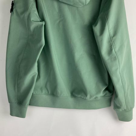STONE ISLAND ストーンアイランド Mサイズ フード付きソフトシェルジャケット Q0122 V0055/セージグリーン