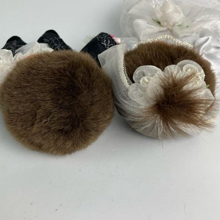 モンチッチ 30周年記念 ウェディングドールセット 新郎新婦ペア 箱なし