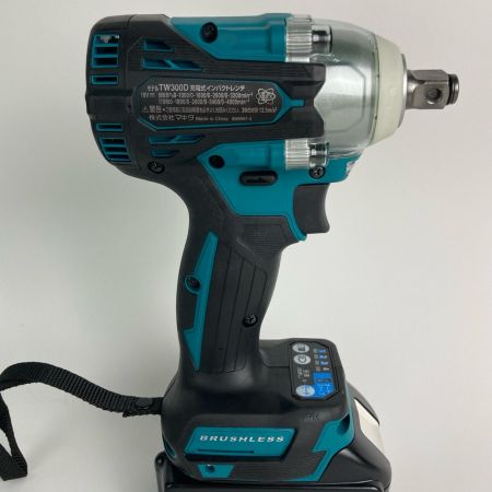 MAKITA マキタ インパクトレンチ 18v 6.0Ah 充電器・バッテリー２個付 TW300DRGX ブルー