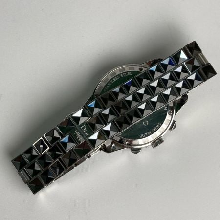 Christian Dior クリスチャンディオール 腕時計 クロノグラフ ステンレススチール ダイヤベゼル CD114313