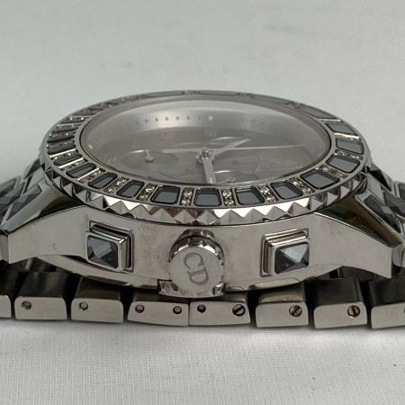 Christian Dior クリスチャンディオール 腕時計 クロノグラフ ステンレススチール ダイヤベゼル CD114313