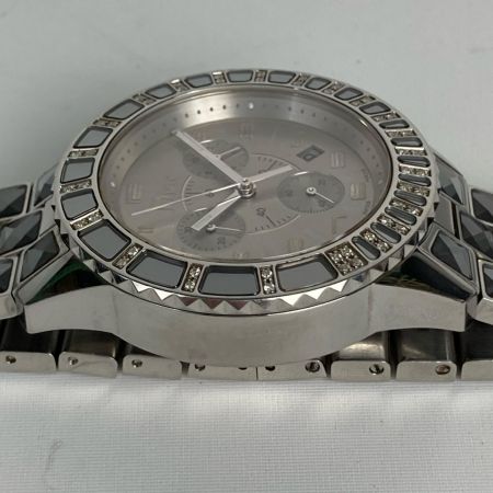 Christian Dior クリスチャンディオール 腕時計 クロノグラフ ステンレススチール ダイヤベゼル CD114313