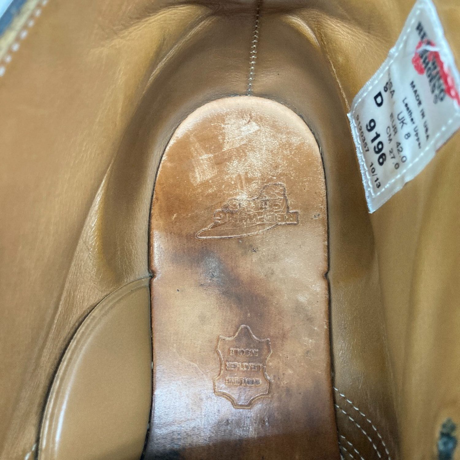 中古】 RED WING レッドウィング メンズ ポストマンチャッカ SIZE 27cm