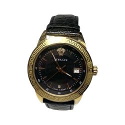 ●●  VERSACE　ヴェルサーチ　ブラック・インペリアル　クォーツ　35周年記念 Cランク