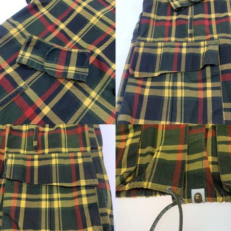  A BATHING APE アベイシングエイプ  チェック フィールドジャケット SIZE L 