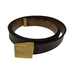 ●● LOUIS VUITTON ルイヴィトン ベルト 　モノグラム　T19827 Bランク