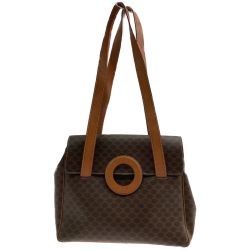 ●● CELINE セリーヌ オールド マカダム サークルロゴ ショルダー Bランク