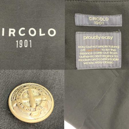  CIRCOLO 1901 シングルジャケット  SIZE 46  2531 ブラック