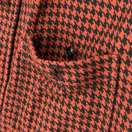  The Flat Head フラッドヘッド  ヘビーネルシャツ SIZE XL レッド