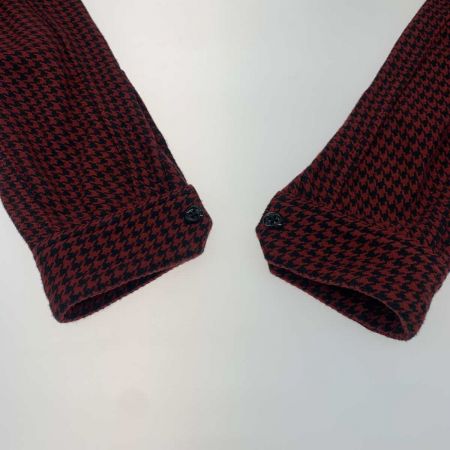  The Flat Head フラッドヘッド  ヘビーネルシャツ SIZE XL レッド