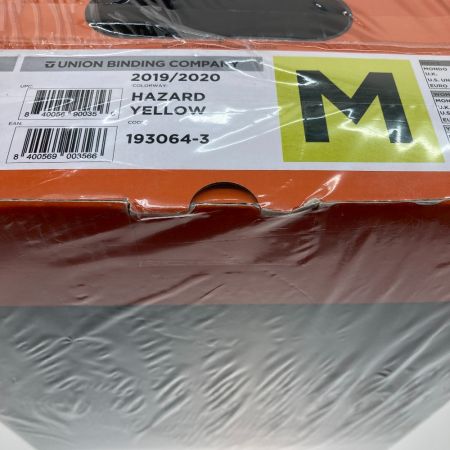  UNION スノーボード ビンディング SIZE M 19－20年モデル イエロー
