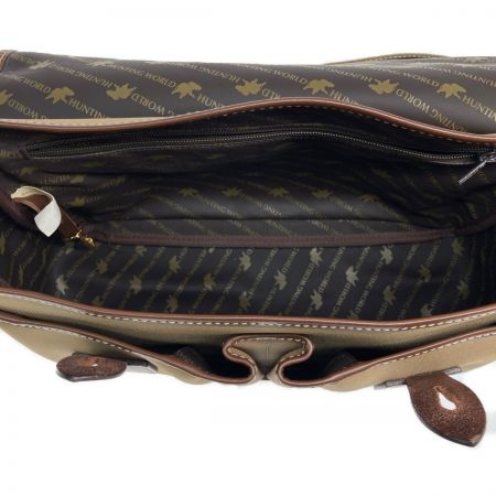  HUNTING WORLD ハンティングワールド ショルダーバッグ デイリーサーパス モカベージュ