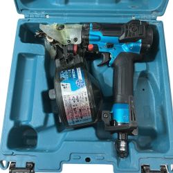ЗЗ MAKITA マキタ 50mm 高圧 エア釘打機 ケース付 AN533H ブルー Cランク