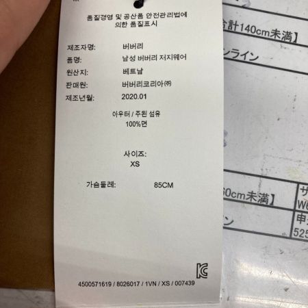  BURBERRY LONDON バーバリーロンドン 8026017　サイズ：XS 8026017 ホワイト