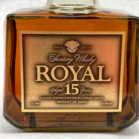 【北海道内限定発送】 ROYAL サントリーローヤル 15年　ゴールドラベル 未開栓