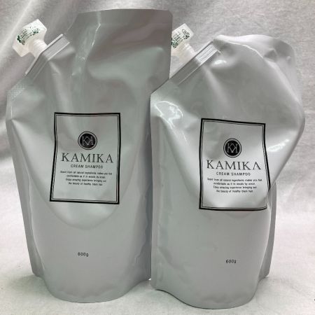  KAMIKA オールインワンクリームシャンプー 600ｇ 2個
