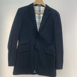 ●● BURBERRY BLACK LABEL バーバリーブラックレーベル テーラードジャケット ブラック Bランク