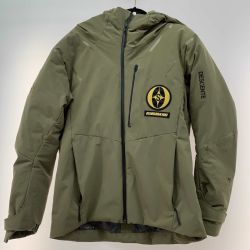 ●● DESCENTE デサント ダウンジャケット カーキ Bランク