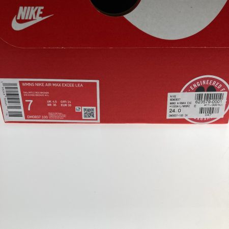  NIKE ナイキ レディース SIZE 24cm AIR MAX DM0837-100 ホワイト×ピンク