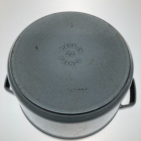  STAUB ストウブ 両手鍋 24cm 93/8 グレー
