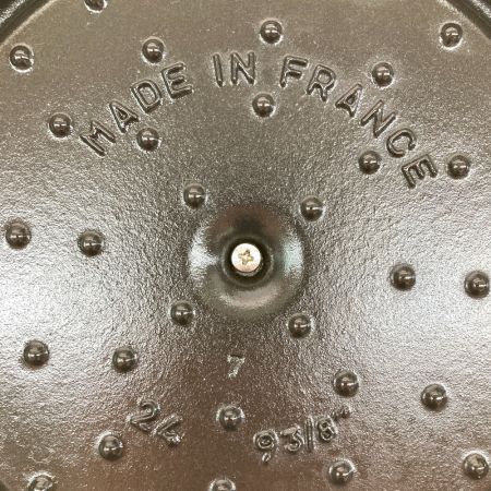  STAUB ストウブ 両手鍋 24cm 93/8 グレー