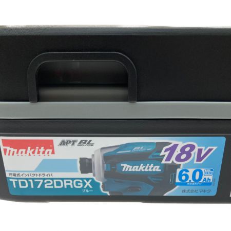 MAKITA マキタ インパクトドライバ TD172DRGX ブルー