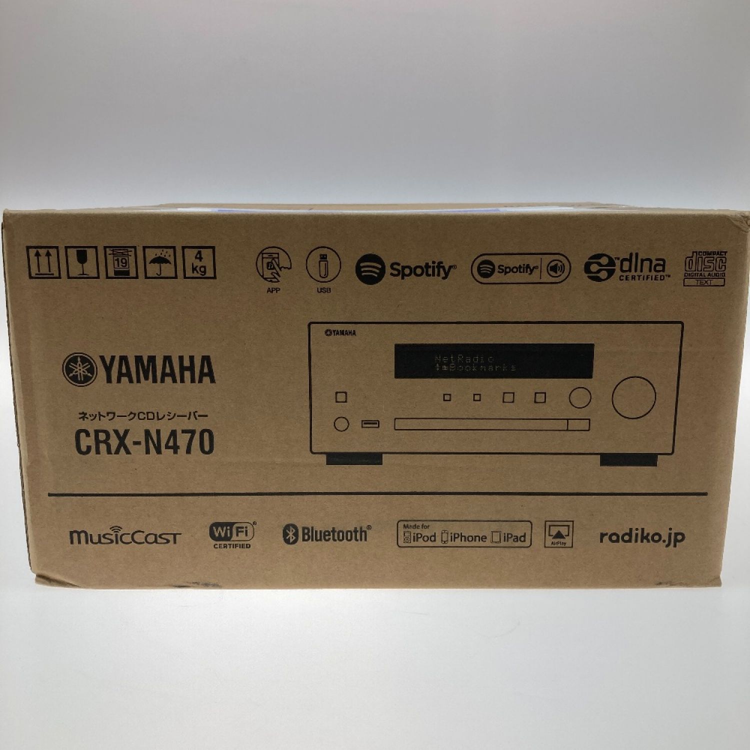 中古】 YAMAHA ヤマハ ネットワークCDレシーバー CRX-N470 Sランク