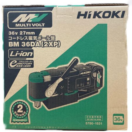  HiKOKI ハイコーキ 27mm 36v コードレス磁気ボール盤 BM36DA(2XP) グリーン