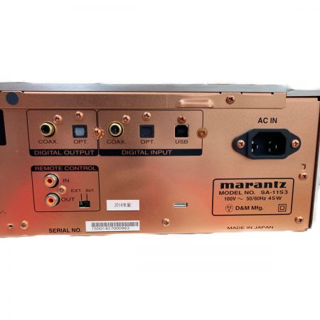  MARANTZ マランツ スーパーオーディオCDプレーヤー 2014年製 SA-11S3