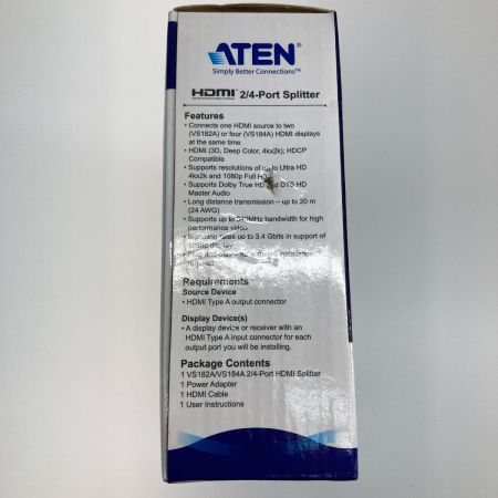  ATEN 4K対応 ビデオ分配器 VS182A