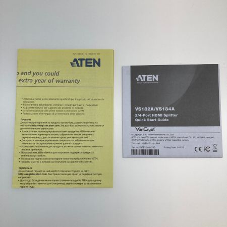  ATEN 4K対応 ビデオ分配器 VS182A