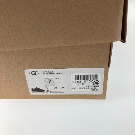  UGG アグ SIZE 24cm W MARIN LACE LOGO 1125025 ブラック