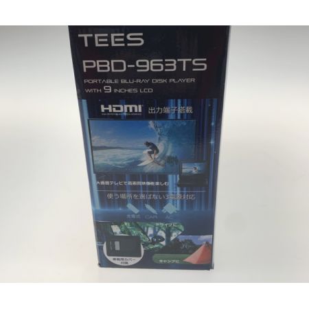  TEES ティーズ ポータブルプレーヤー  PBD-963TS