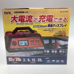●● BAL バル 12V/25A 24V/12Aバッテリー充電器 セルスタート機能付 No.2708 Sランク