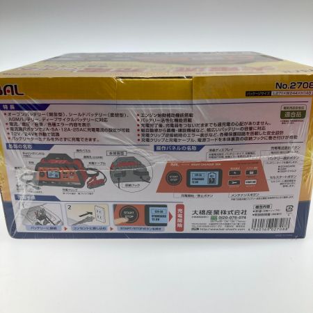  BAL バル 12V/25A 24V/12Aバッテリー充電器 セルスタート機能付 No.2708