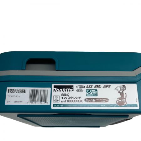  MAKITA マキタ インパクトレンチ 18V 6.0Ah バッテリー2本 充電器付 TW300DRGX