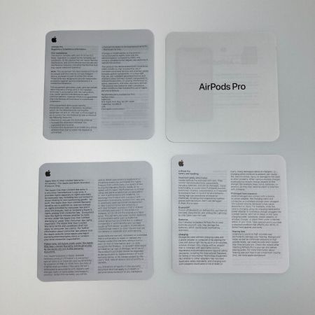  Apple アップル ワイヤレスイヤホン Air Pods Pro エアーポッズプロ  MWP22J/A