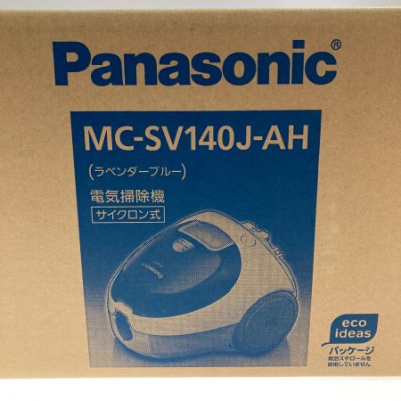  Panasonic パナソニック サイクロン式 電気掃除機 ラベンダーブルー MC-SV140J-AH ラベンダーブルー