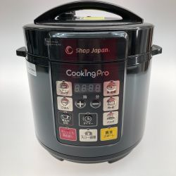 ●● ショップジャパン 電気圧力鍋 クッキングプロ FN006321 ブラック Aランク