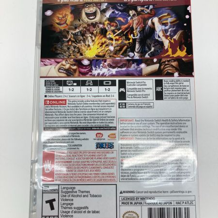   北米版 ワンピース海賊無双4 ONE PIECE PIRATE WARRIORS 4