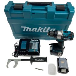 ●● MAKITA マキタ 18v 充電式ドライバドリル バッテリー2個 充電器付 DF486DRGX ブルー Bランク